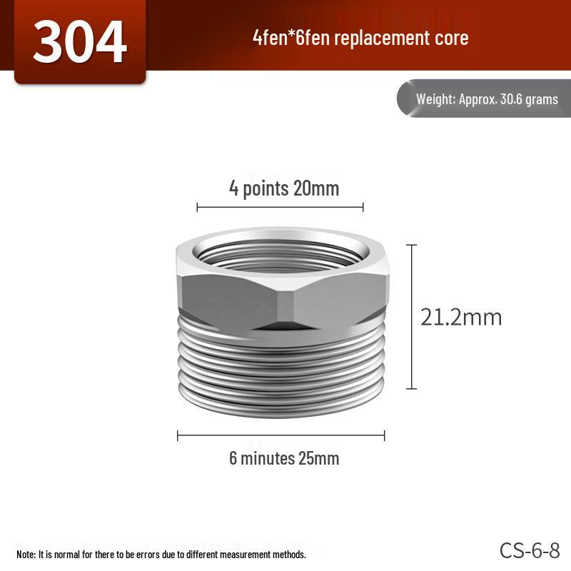 304 Stainless Steel Male Elbow Repair Nipple: Internal/External Thread Tee Water Pipe Fittings Set