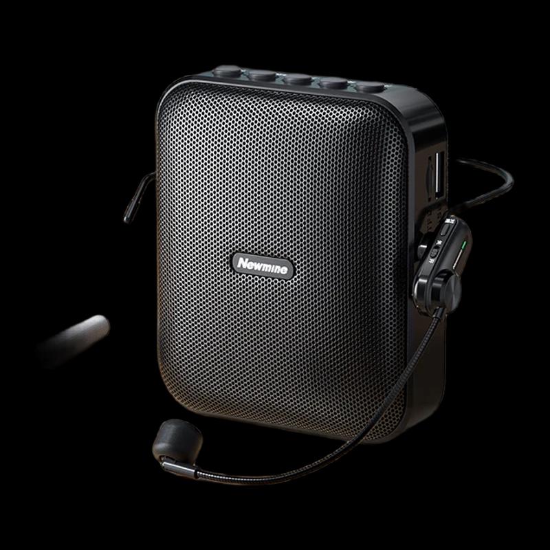 Newmine Mini Portable Wireless Voice Amplifier with Microphone CN Plug (adapter Included) (CN Version)