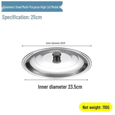 Zhaoran Round Stainless Steel Wok Lid