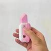 Funny 3D Printing Gravity Jump Small Radish Knife Kids Decompressions Toy Mini Model Student Prize Pendant Magic Tricks Props