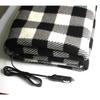 12V Green Car Electric Blanket Car Camping Warm Artificial Electric Heated Blanket (150x100cm)