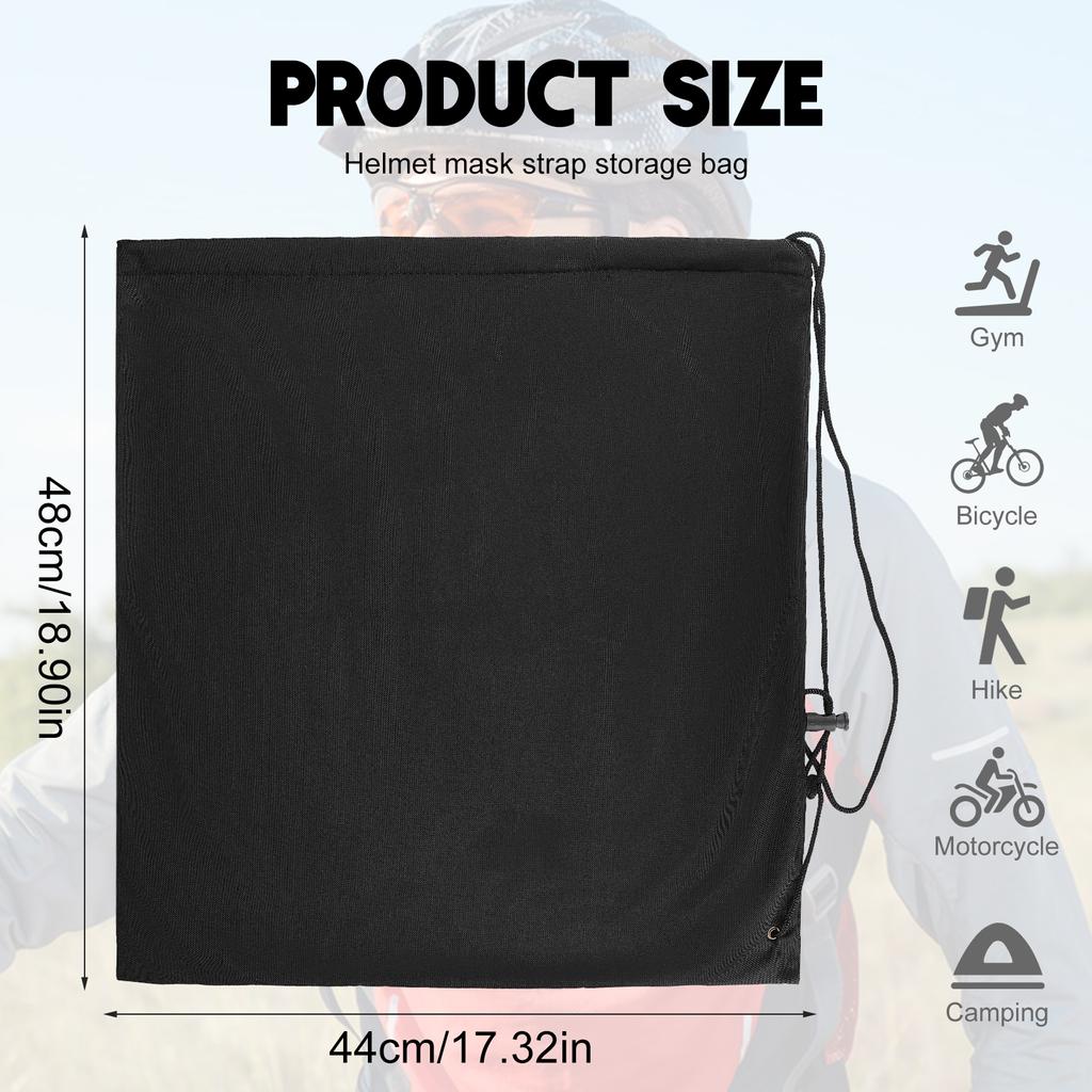 Helmet Bag Rainproof Backpack Draw Pocket For Motorcycle Scooter Moped Bike Bicycle Full Half Helmet Lid Protect Bag