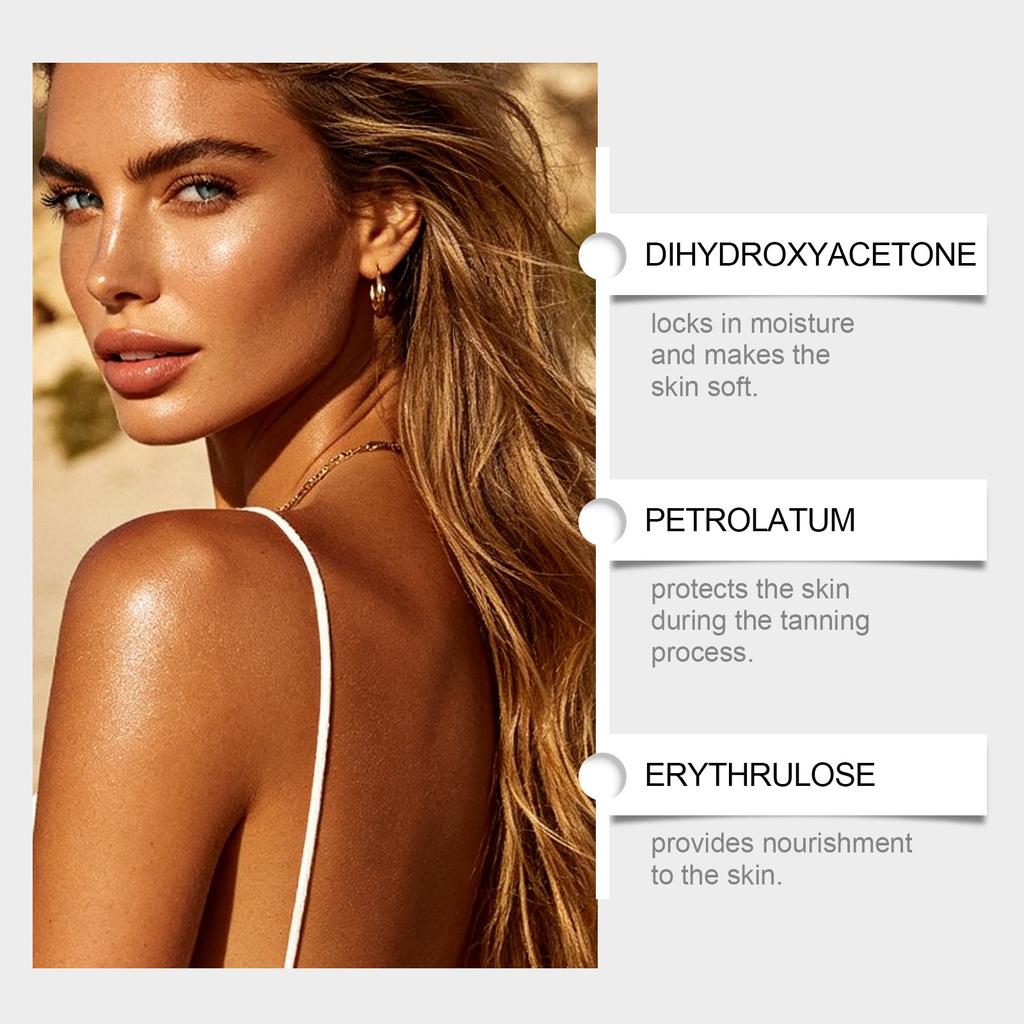 Self-Tanning Patches for Summer Outdoor Use, Breathable Skin-Friendly Tanning Patches, Natural Bronze Color, Lightweight and Adhesive 7pcs