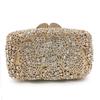 Luxus Weiße Klare Abendtaschen Kristall Braut Clutch WHTUOHENG Damen Diamant Abschlussball Minaudiere Damen Handtaschen Abend Handtaschen