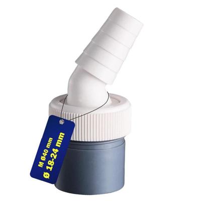 40mm Washing Machine Drain and Inlet Pipe Elbow Connector