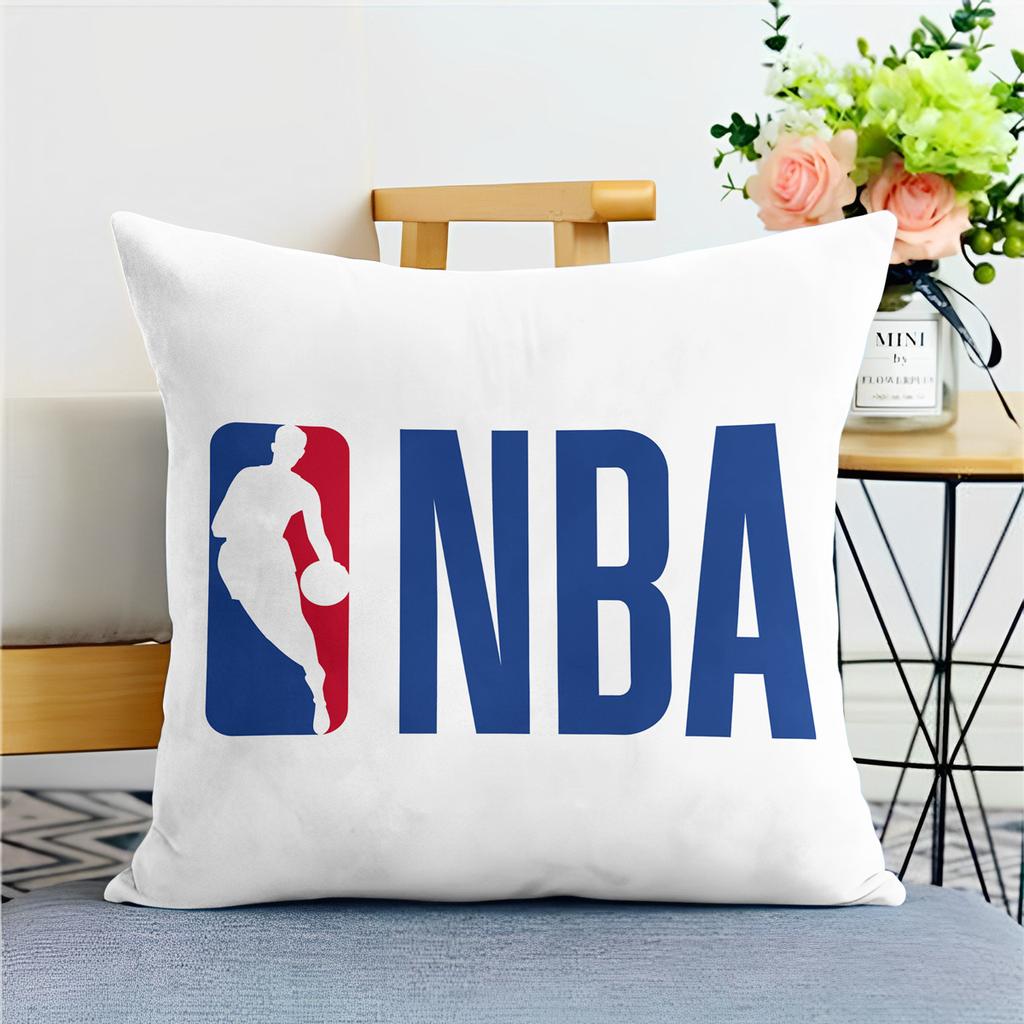 Poduszki Periferyjne NBA Logo Drużyny Koszykówki Lakers Warriors Poduszki Pokojowe Poduszki na Sofę do Salonu