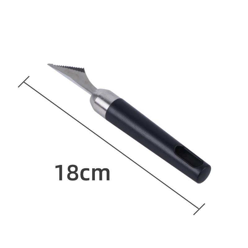 

HANYANG 304 резной нож для очистки овощей из нержавеющей стали, бритва для удаления сердцевины яблок, дыни, фруктовая копалка, шариковая машина