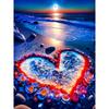 GATYZTORY 5D Diy Diamond Painting For Adults Kits Beach Sunset Landscape Mosaic Rhinestones Cross Stitch Full Round Drill Embroi