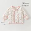 Unisex Cotton Tagless Baby Top: Newborn Half-Sleeve for Spring/Autumn, Long Sleeve All-Season Monk Suit