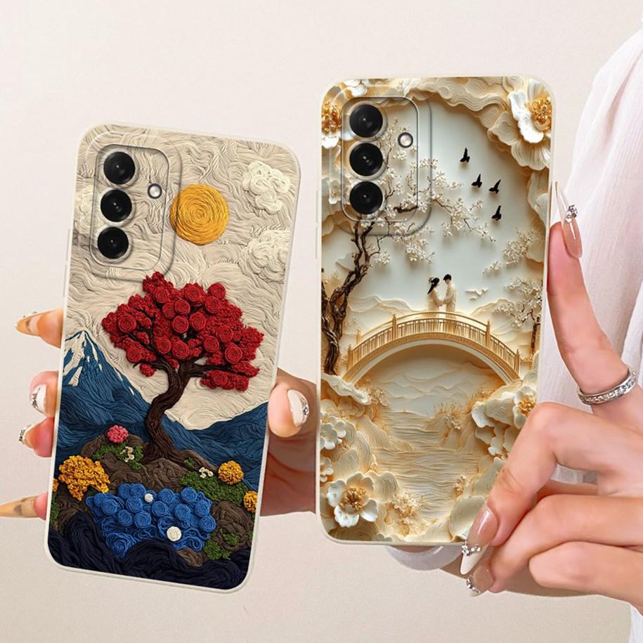 For Samsung A26 5G Case SM-A266B SM-A266E Shockproof Cover Popular Flower Soft TPU Phone Cases For Samsung Galaxy A26 A 26 Funda