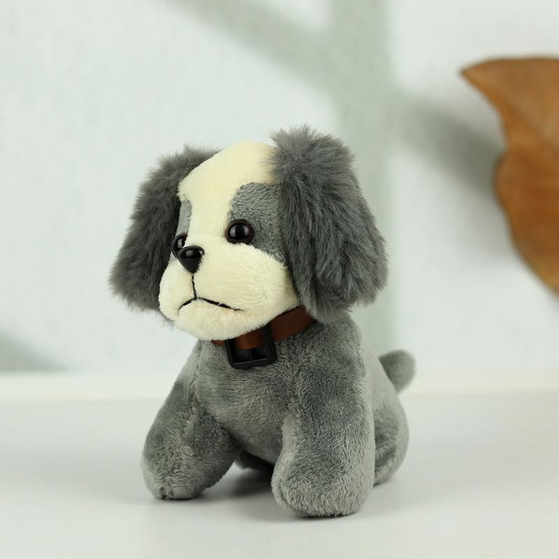 

Плюшевый Восхитительный Брелок в виде Собаки для Детей и Взрослых Разных Цветов серый