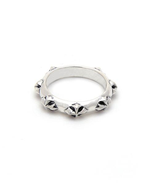Royal Piece Cross Basic Silver Ring