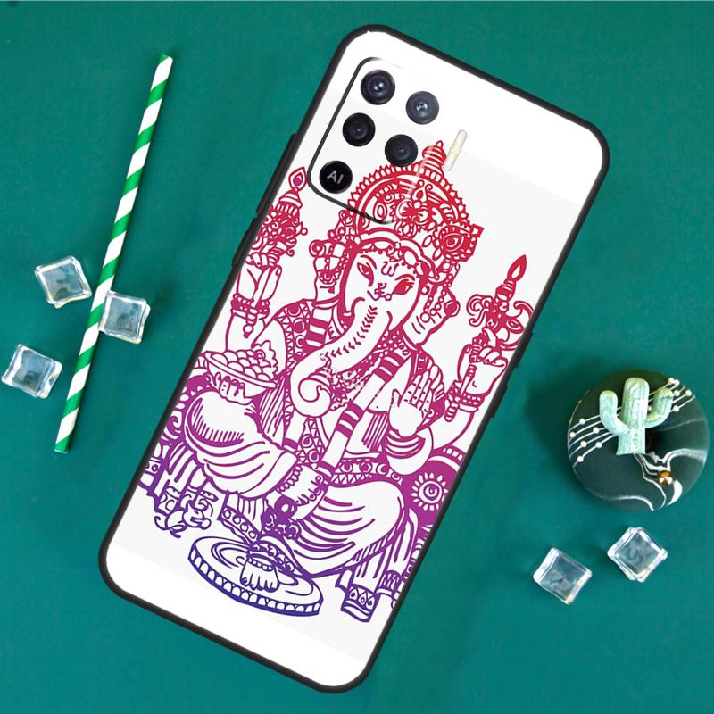 

Ganesh Elephant God Phone Case For Oppo A18 A38 A58 A78 A98 A40 A60 A80 A91 A15 A17 A74 A94 A54 A57S A16 A76 A96 OPPO A74 5G