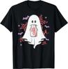 Coca-Cola Halloween Diet Coke Ghastly Ghost Karierte Sterne T-Shirt