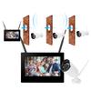 10in 1.3MP HD Wireless WIFI Baby Monitor 3 Cameras Smart DVR Home Security System
