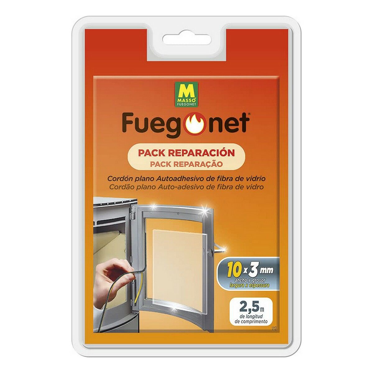 

Ремонтный комплект наклеек на плоский шнур Massó (2,5 м) TU прозрачный