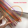 Diámetro 3-20 mm Varillas Acrílicas de Colores Varilla de Soporte Varilla de Plexiglás para Bricolaje Material para Maquetas Arquitectónicas Accesorios Longitud 495 mm