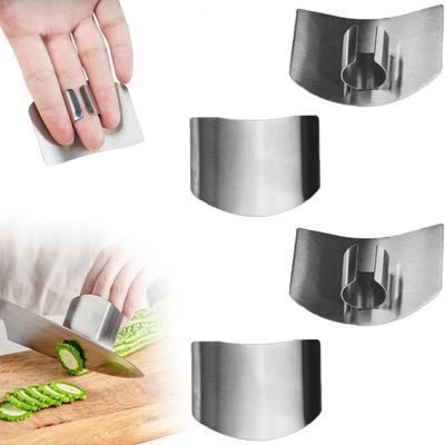 Stainless Steel Finger Guard, 2PCS Finger Protector Finger Guard For Cutting Kitchen Tool Protector Avoid Hurting When Cutting In Kitchens