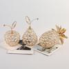 Crystals Fruit Statues Natural 3D Statues Decorations Fruit Shape Polished Smooth Collection for Bedroom Home Bar Desk