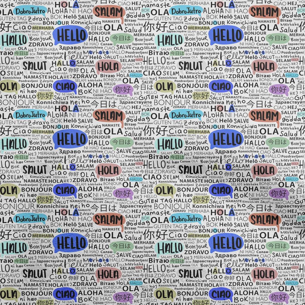 oneOone Cotton Flex Brown Fabric Writing Text Diy Clothing Quilting Fabric Print Fabric By Yard 40 Inch