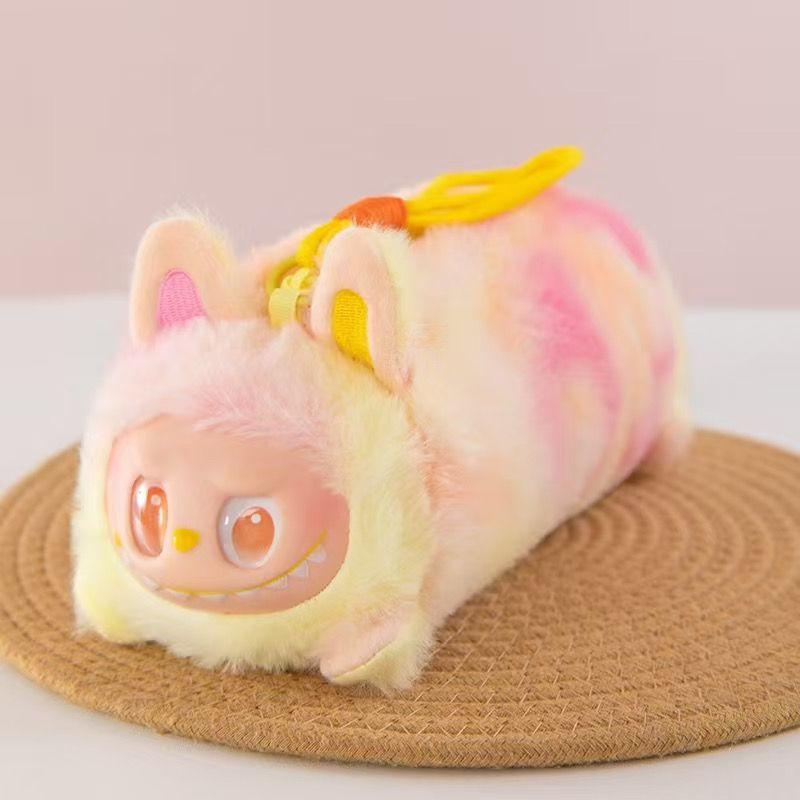 

Пенал Tide Play 3.0, пенал для канцелярских принадлежностей, косметичка, сумка-брелок, кулон-кукла Pink Yellow [Joy]