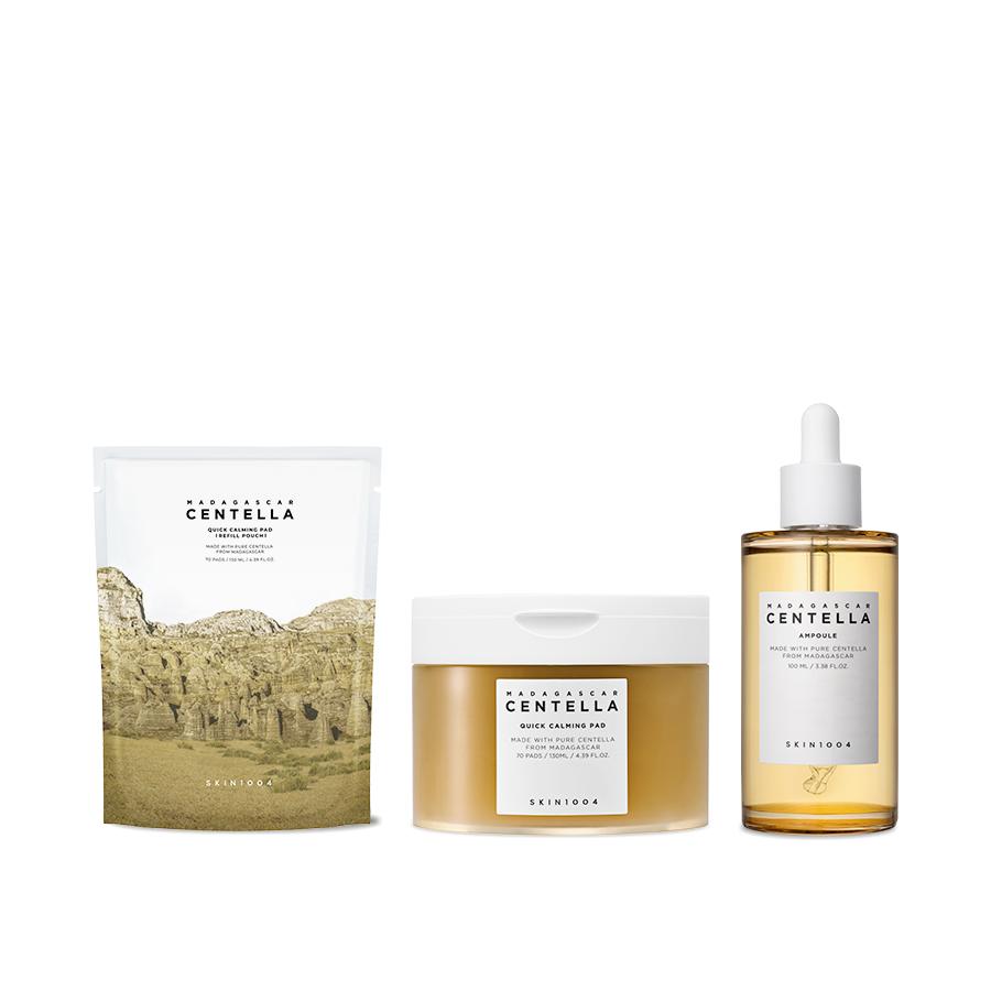 [Large Size Makeup-Enhancing Duo] Centella Quick Calming Pad Set + Centella Ampoule 100ml