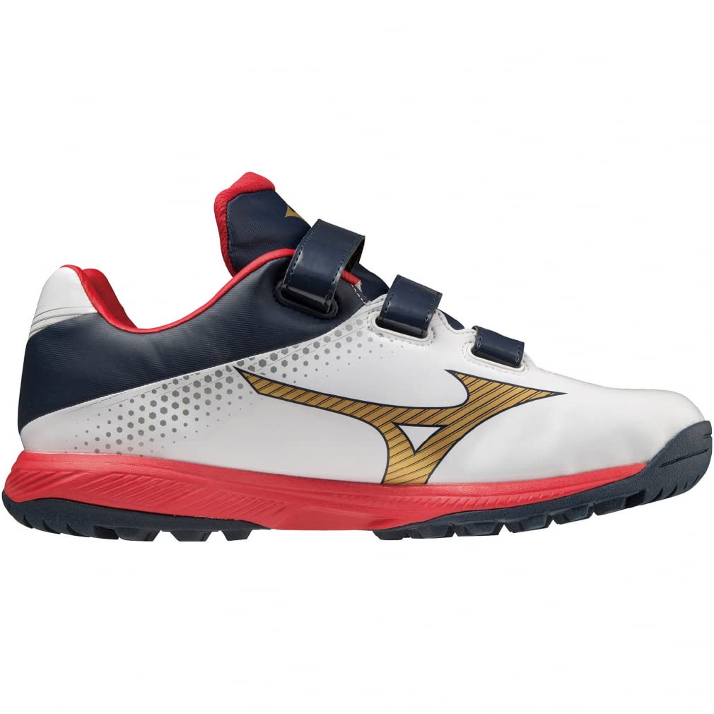 Baseball Training Shoes Light Revo Trainer CR Navy x Red [Mizuno] Men's 27.0