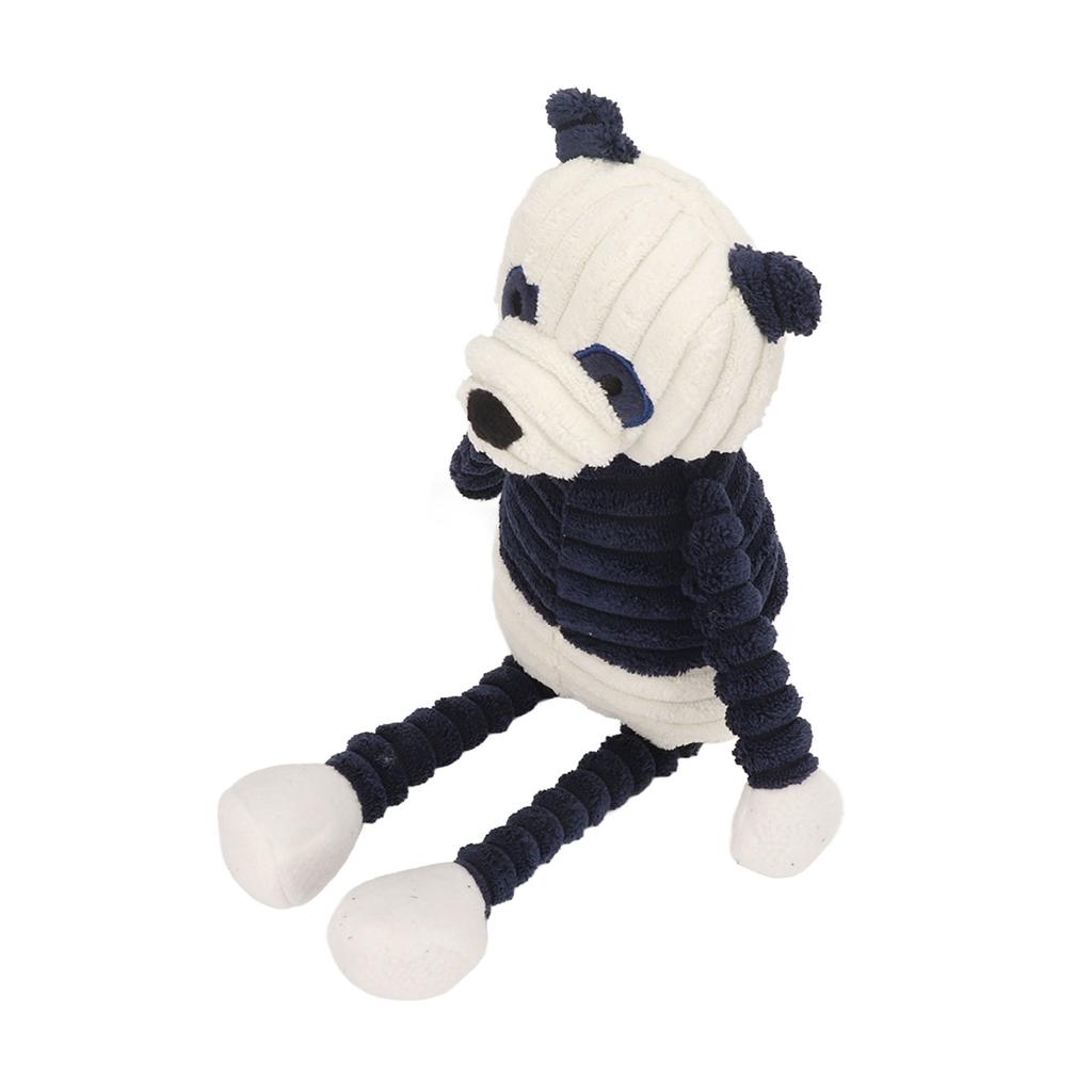 Dog Panda Plush Squeaky Toys Molar Teeth Cleaning Emotional Relief Pet Plush Chewing Toy for Small and Medium Dogs