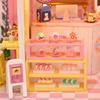 Doll House Minature Dollhouse Kits 3D Puzzle Assembly Building Model Toys With Furniture Lighting Wooden Crafts Birthday Gifts