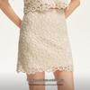 VEROMODA Lace Beaded A-line Mini Skirt
