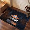 Gulf Personalized Crystal Velvet Carpet, Customized Name Text Soft Anti‑Slip Rug for Living Room Bedroom