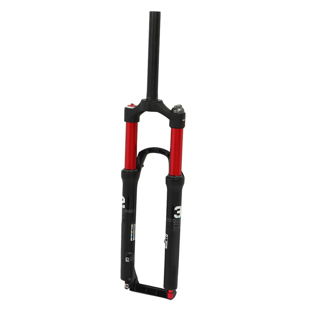 27.5in Mountain Bike Front Forks Shock Absorber Bicycle Front Fork Dual Air Chamber Damping Remote Lockout Straight