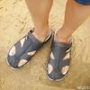 Fashion 2025 Summer Men's Slippers 5 Slip-On Garden Shoes Breathable Man Sandals Plus Size Male Beach Shoes Flip Flops Quick Dry