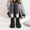 Fashion Women Ankle Boost Low Heel Shoe Plus Size 44 Short Female Shoes Ladies Autumn Winter Boots Women Shoes
