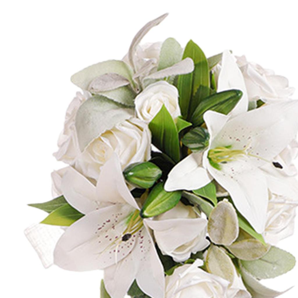 Hochzeitsstrauß für die Braut, Handblumenstrauß für die Braut, Wurfstrauß, Blumenstrauß für die Hochzeit, Kunstblumen zum Jahrestag