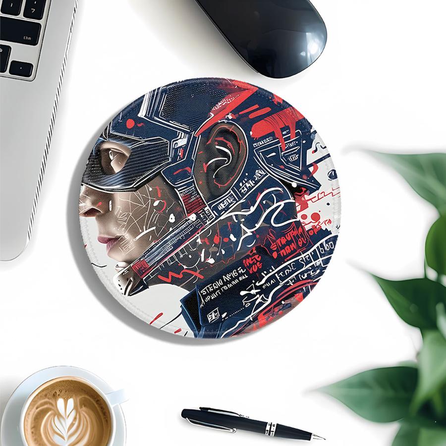 1pc Mouse Pad office Pad Desk accessories Game Console Pad Computer Laptop Pad Keyboard Mouse Pad Anti slip Captain America Cool