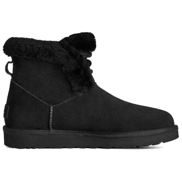UGG Classic Mini Versatile Fashion Snow Boots Women boots Black 1174576-BLK