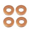 4Pcs Fuel Injector Seal Washers For RENAULT CLIO MEGANE NISSAN JUKE DACIA DUSTER