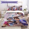 Youthful Sleepover Party Threepiece Set 1 Duvet Cover 2 Pillowcase Without Core Without Core Soft And Comfortable Bedding Set