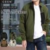 CEEN Reversible Stand Collar Loose 5 Outerwear Men's Jacket, 2-Way Fit, Pockets, Windproof, Spring/Autumn
