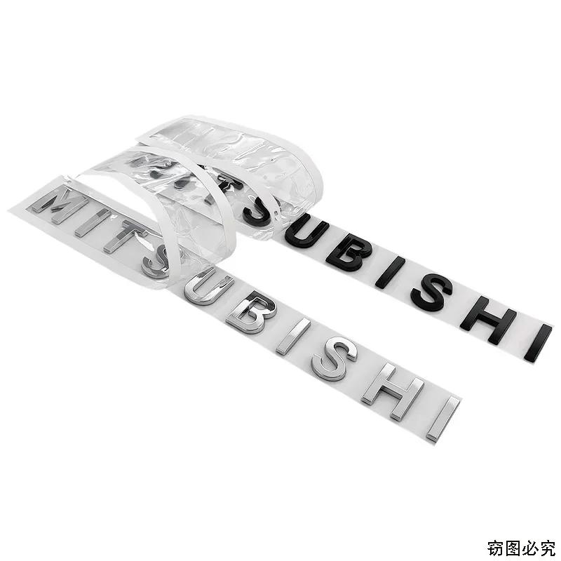 36CM ABS Car Front Rear Trunk Emblem for Mitsubishi Lancer Pajero ASX Outlander Eclipse Cross Galant Mirage L200 Colt Stickers