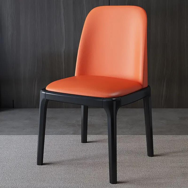 Solid wood armchair stool Nordic simple soft bag light luxury dining chair family study restaurant dining table chair