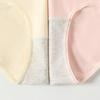 Fentenggan [Class A 10A Antibacterial] 6-pack high waisted triangular underwear for women with extended pure cotton crotch, European style