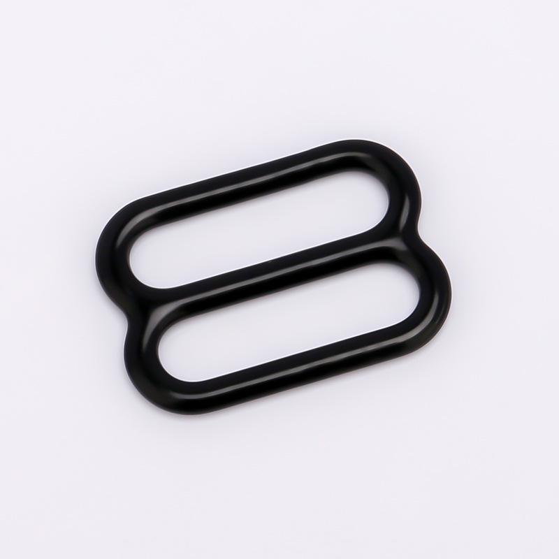 Adjustable Metal O-Ring Bra Strap Buckles, Japanese-Style, 8-Ring & 9-Ring Adjustment Accessories