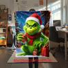 Christmas Gift Comedy Movie How the Grinch Stole Christmas blanket home warming, four season bed decoration sofa cover flannel throwing blanket K22