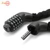 Jinta  Fabric Wrapped Steel Cable Combination Lock 5 Digit Resettable Code Bike Helmet Travel Luggage Safety Lock
