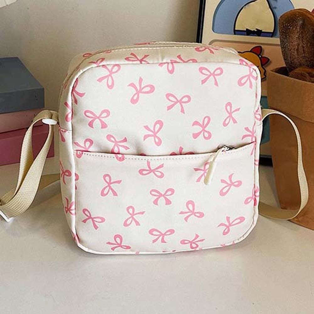Casual Three-piece School Bag Set Large Capacity Students School Bag Nylon Bow Backpack Outdoor