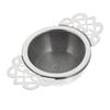 Stainless Steel Tea Strainer Double Handles Mesh Filter High Temperature Resistant For Home Office Tea Ceremony Supply
