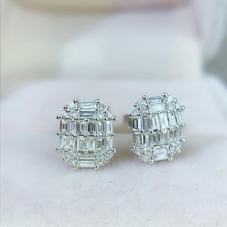 Stud Earrings For Women, Simple Zircon Earrings, Earrings For Girls, Small Fresh Earrings, Silver Jewelry.