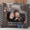 1 Customized Pillowcase, Personalized Photo Decoration Pillow Cover Gift, Suitable for Home Decoration Valentine's Day, Christma